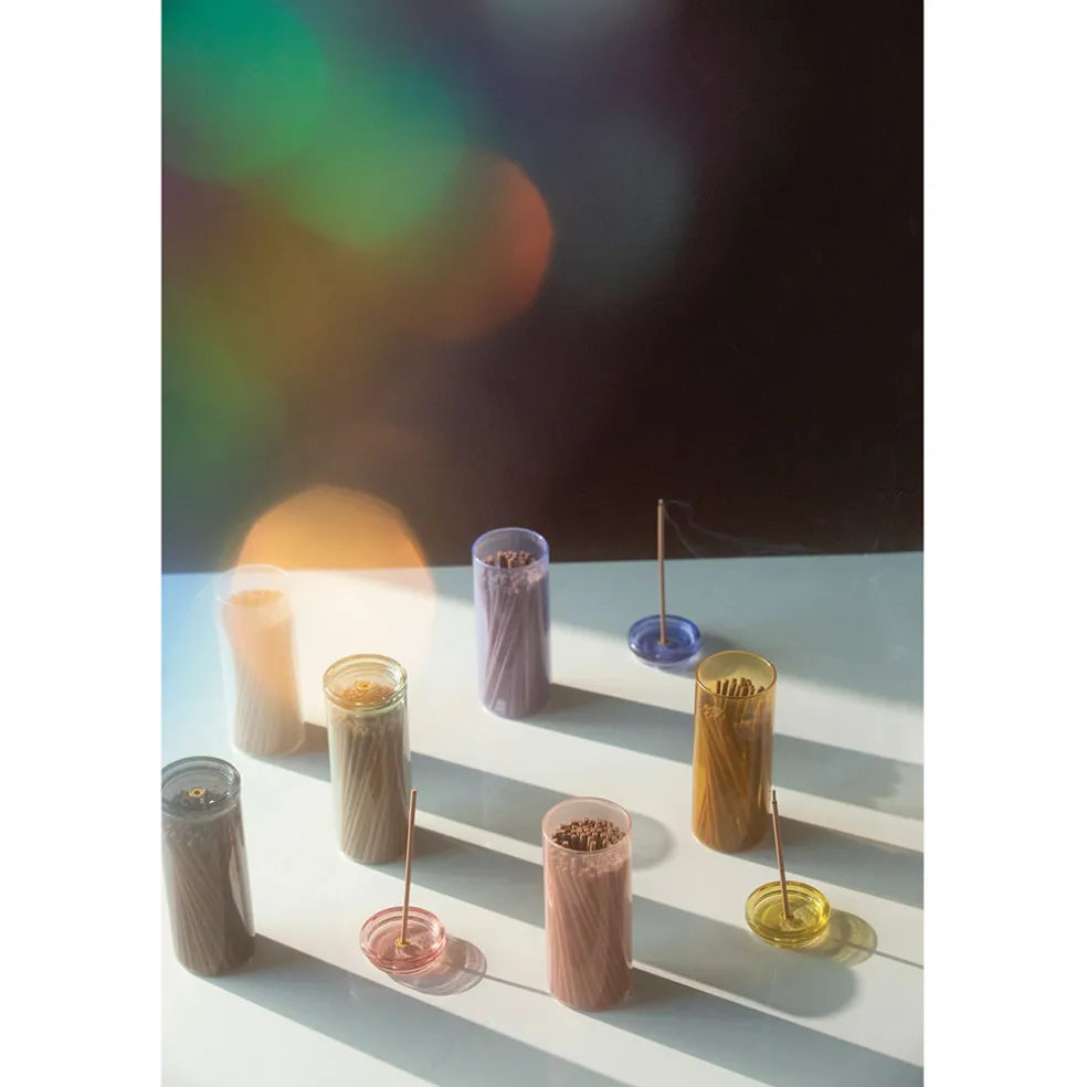 Pot en verre de 100 encens baie de pomelo