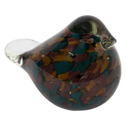 Presse papier en verre multicolore - Serin