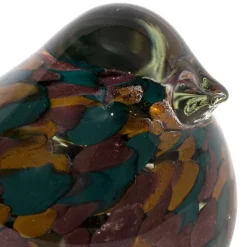 Presse papier en verre multicolore - Serin