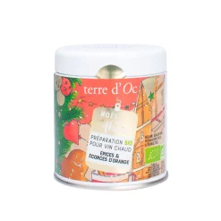 Préparation bio pour vin chaud alsace 120g