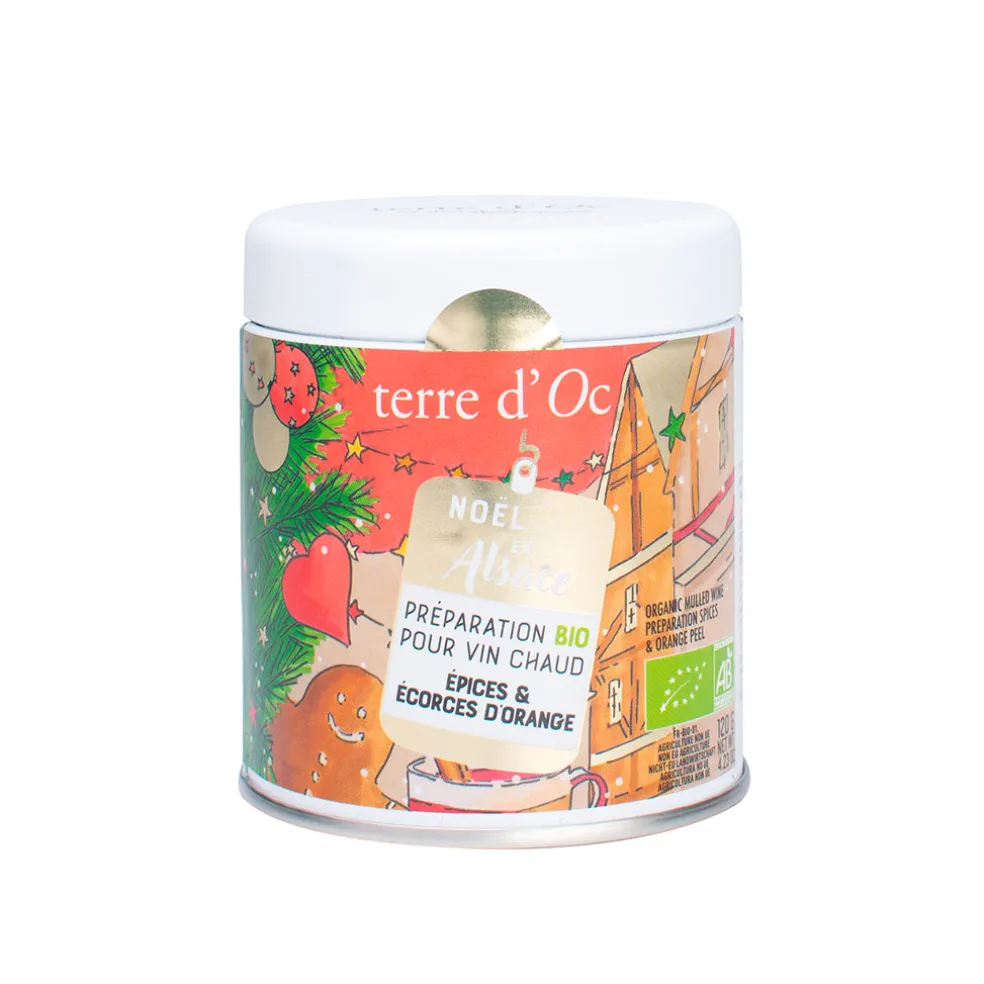 Préparation bio pour vin chaud alsace 120g