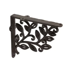 Équerre en fonte laurier brun 18x20cm