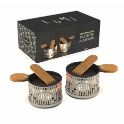 Raclette à la bougie pour 2 champagne