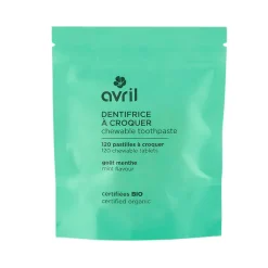 Recharge 120 pastilles dentifrice à croquer certifiées bio