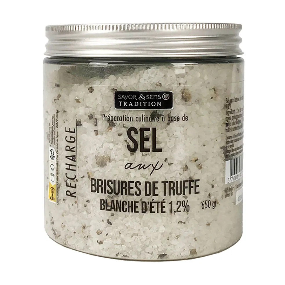Recharge de sel à la brisure de truffe blanche d'été 1.2%