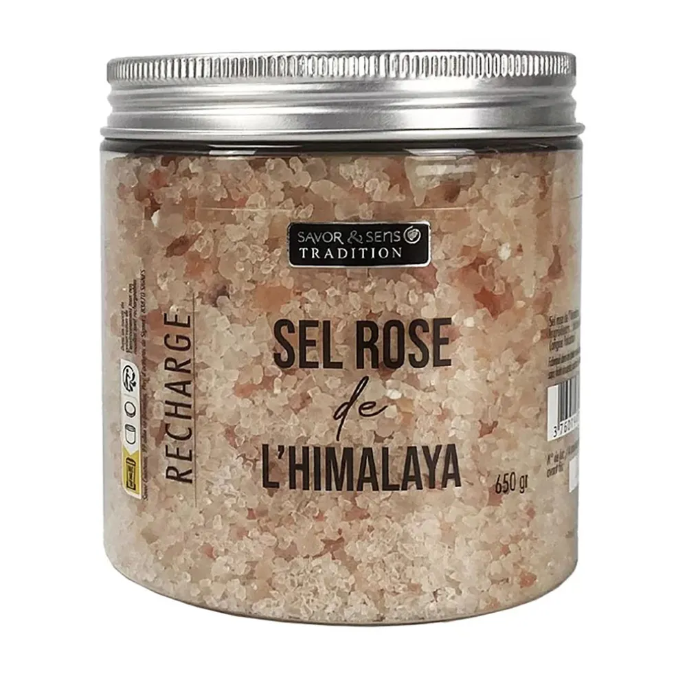 Recharge de sel rose de l'Hymalaya 600g