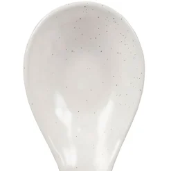 Repose cuillère en grès écru l23cm - Organic