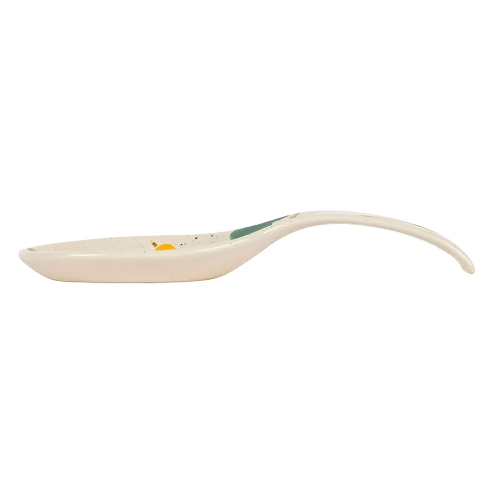 Repose cuillère en grès multicolore - P'tit Légume