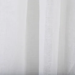 Rideau ballerina blanc en lin