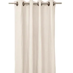 Rideaux en lin et coton naturel avec oeillets 130x280cm - Figari