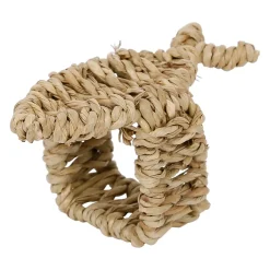 Rond de serviette en jonc de mer naturel poisson - borneo