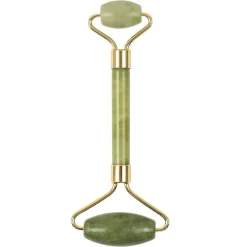 Rouleau de massage en pierre jade vert