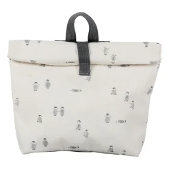 Sac à dos en coton écru et noir - Banquise