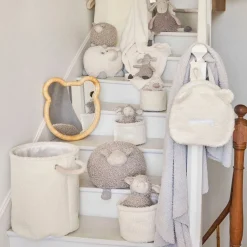 Sac à dos en tissu bouclette écru - Sweetdream