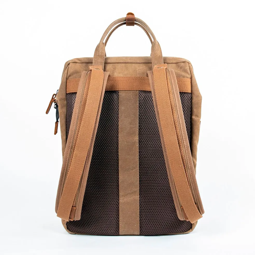 Sac à dos havane 28x14xh39cm -Juneau