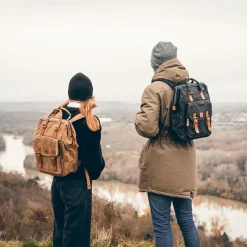 Sac à dos havane 28x14xh39cm -Juneau