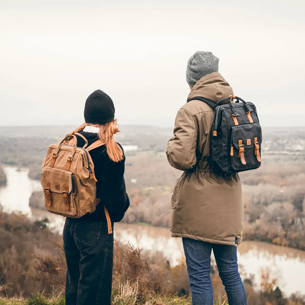 Sac à dos havane 28x14xh39cm -Juneau