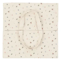 Sac à tarte en lin et coton naturel - P'tite Fleur