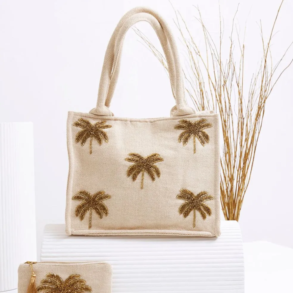 Sac aurore en coton et jute écru - Tropic Etoile