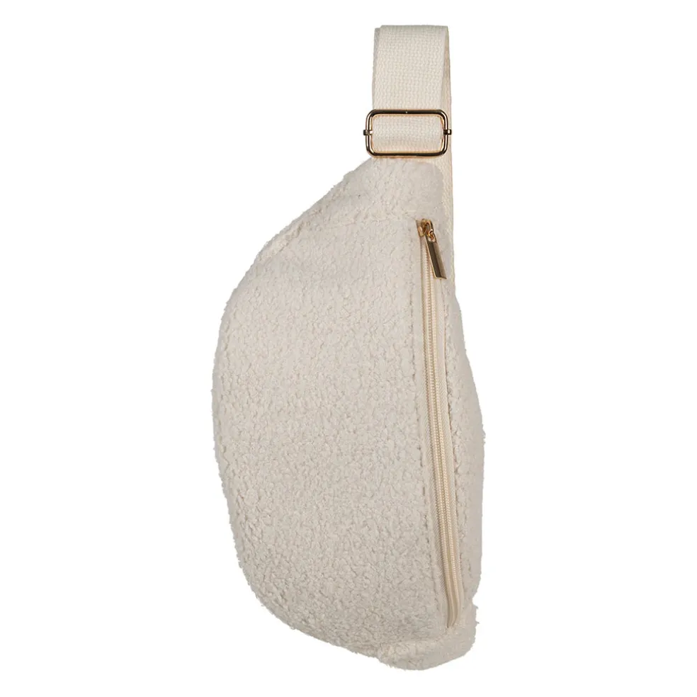 Sac banane bouclette écru - Bananez