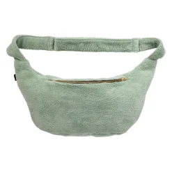 Sac banane en velours celadon - St Tropez