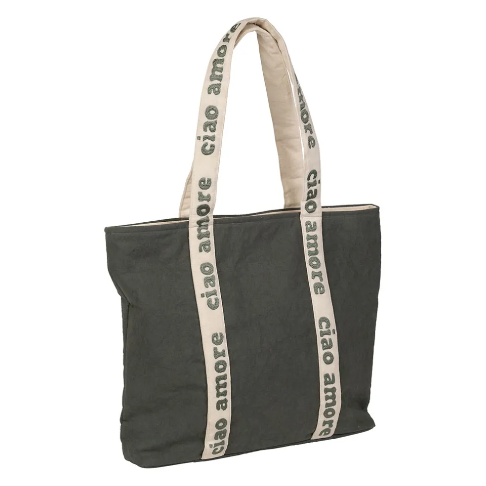 Sac ciao amore en coton émeraude - Vencia