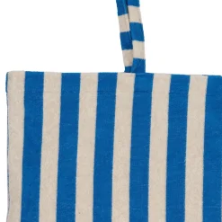 Sac en coton rayé indigo et blanc - Palma