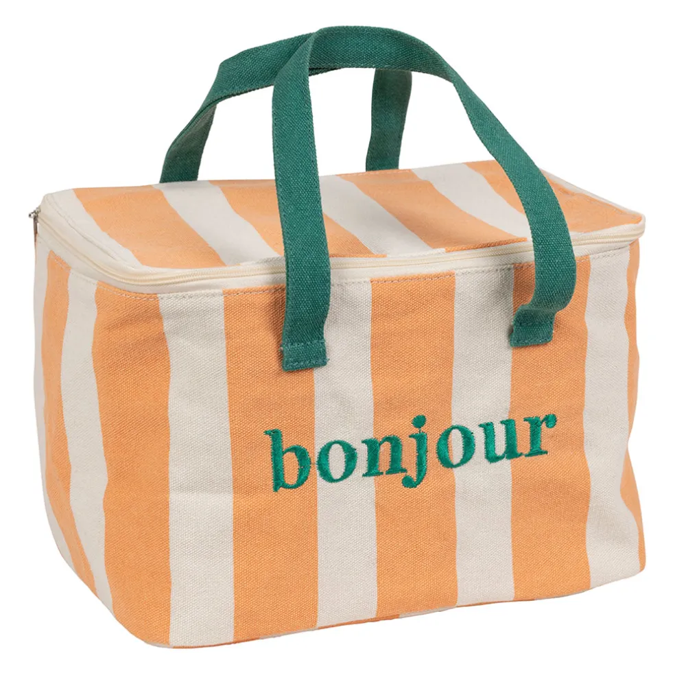 Sac isotherme en coton corail - Palma