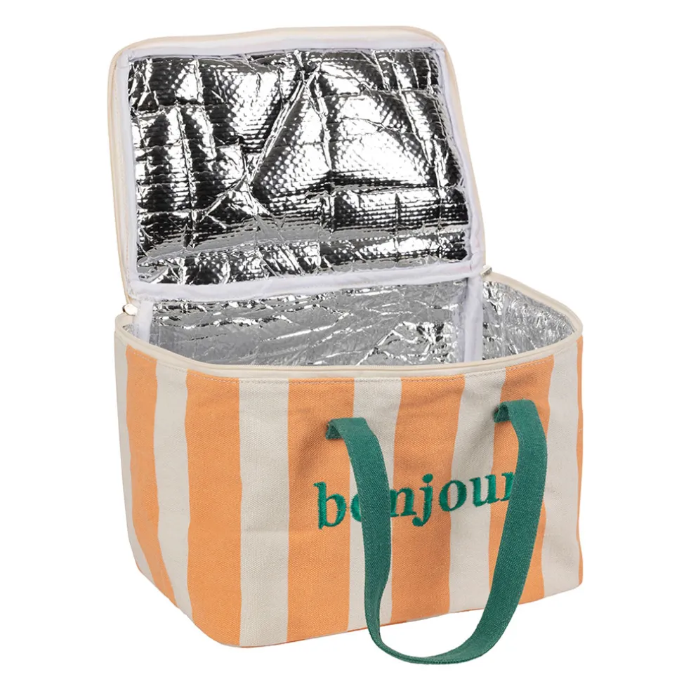 Sac isotherme en coton corail - Palma