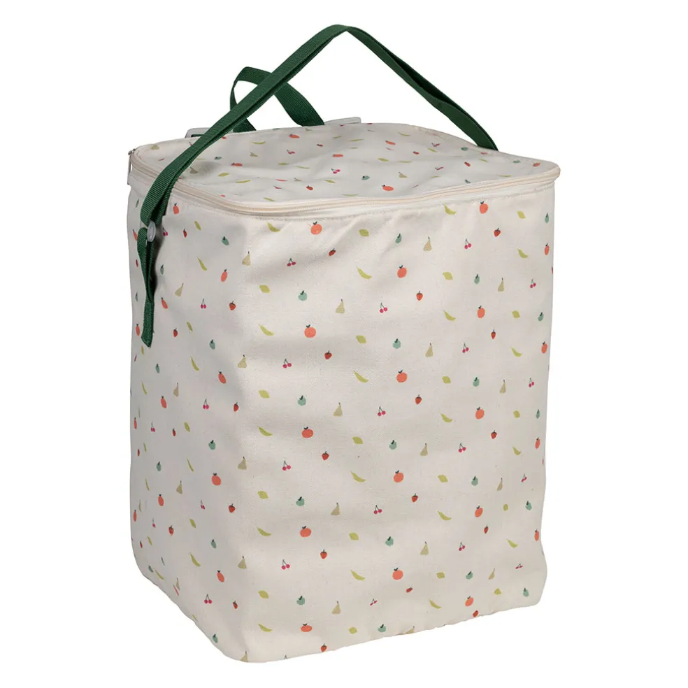 Sac isotherme en coton multicolore - Les fruits