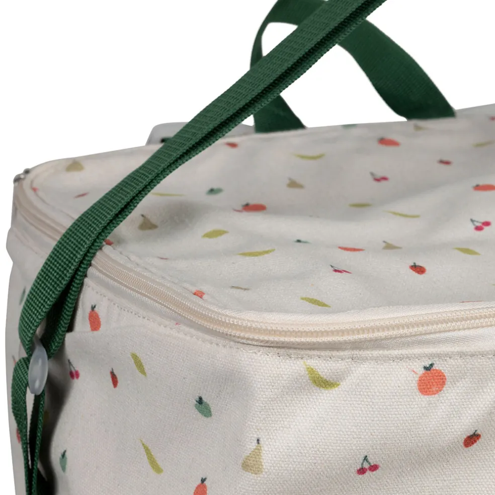 Sac isotherme en coton multicolore - Les fruits