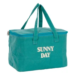 Sac isotherme en tissu émeraude - Lumi