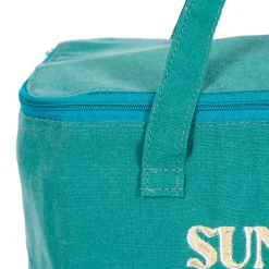 Sac isotherme en tissu émeraude - Lumi