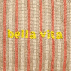 Sac "Bella Vita" en jute et coton naturel - Palma