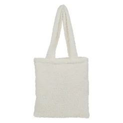 Sac tote bag doudou bouclette ivoire 38x42cm - cosine