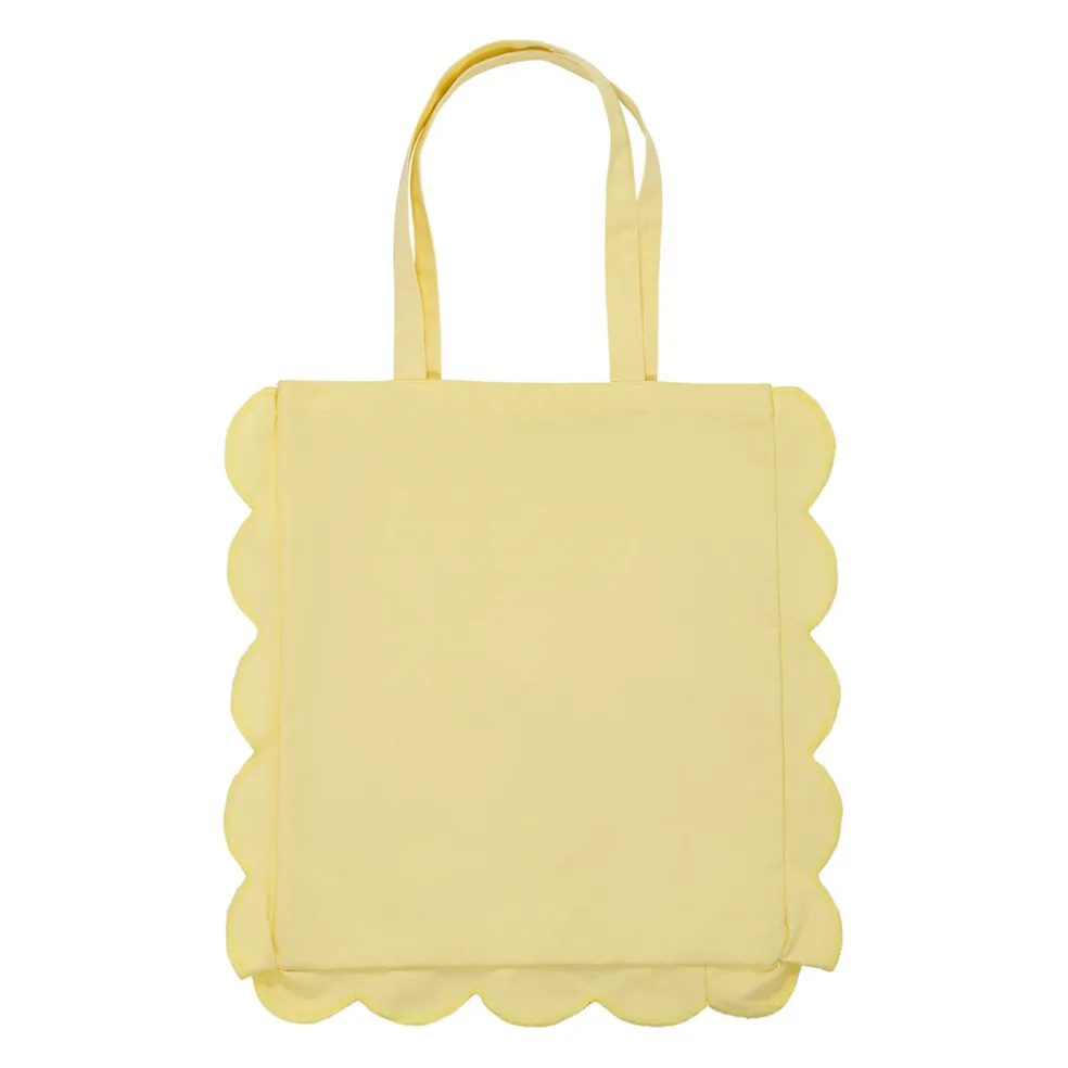 Sac tote bag en coton jaune - Romancero