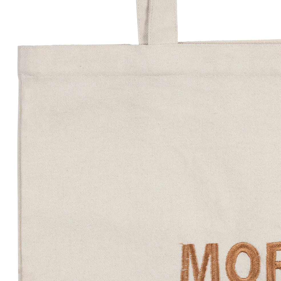 Sac tote bag "More amor" en coton écru - Funky