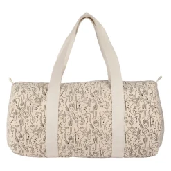 Sac weekend ecru et noir - Tulum