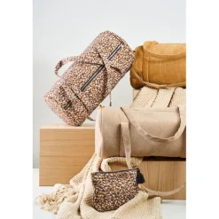 Sac weekend en coton brun - Mocoa