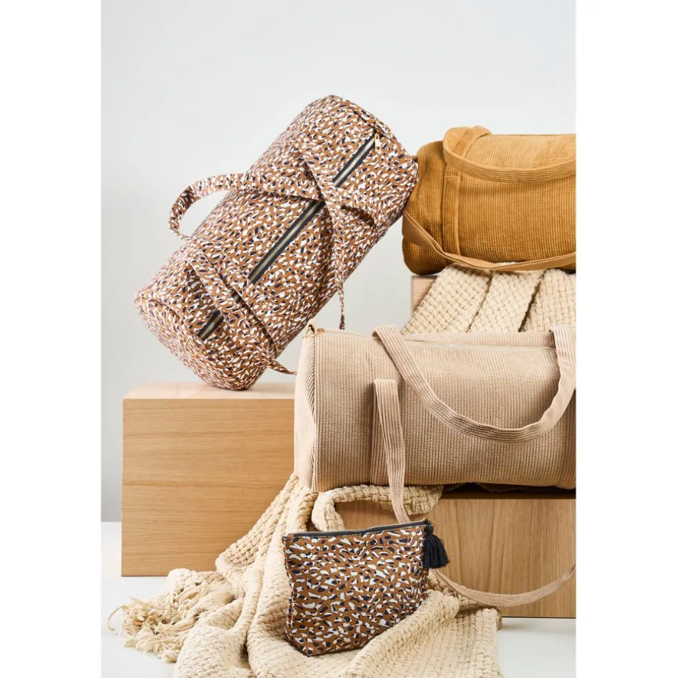 Sac weekend en coton brun - Mocoa