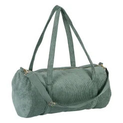 Sac weekend en velours côtelé vert emeraude - Funny