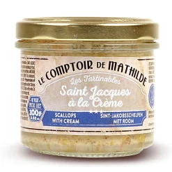 Saint jacques à la crème 100g