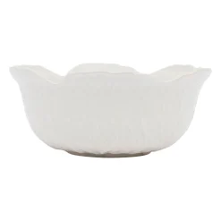 Saladier chou en grès blanc d22cm - Chou