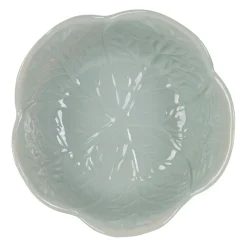 Saladier chou en grès vert d'eau d27cm