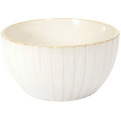 Saladier en céramique beige d23.6cm - Vlora