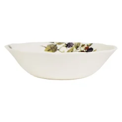 Saladier en faïence blanche d23.6cm - Meredith