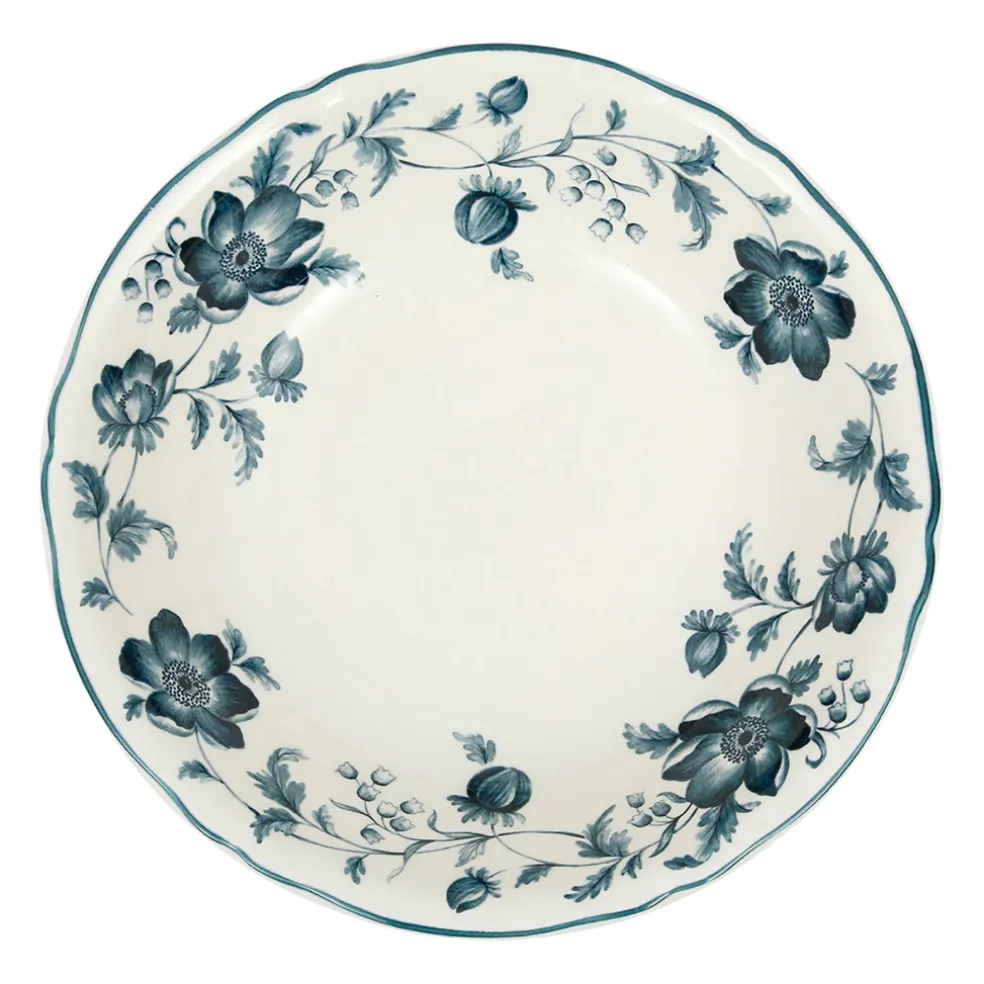 Saladier en faïence bleu d23cm - Margaux