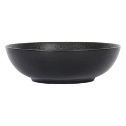 Saladier en grès noir - vesuvio