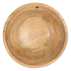 Saladier en manguier naturel d30cm - Famille