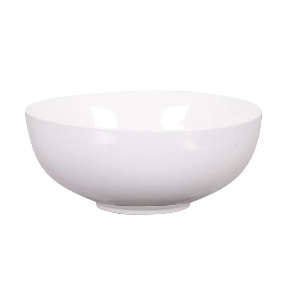 Saladier en porcelaine blanc -selena